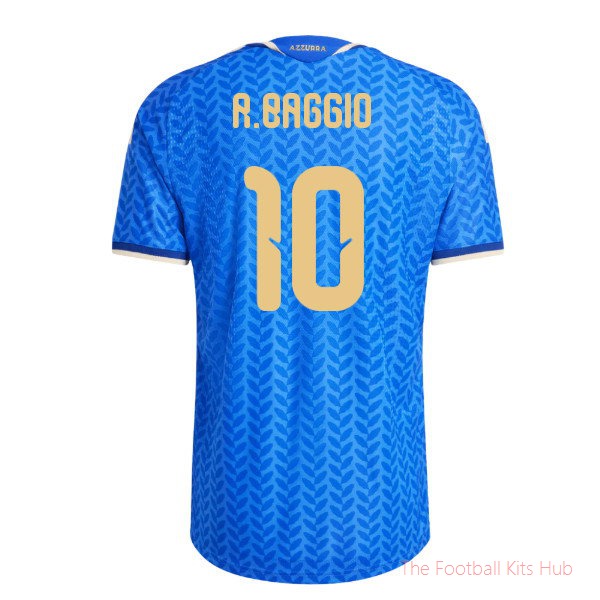 2026/27 Italy Authentic Home Shirt (R.Baggio 10)