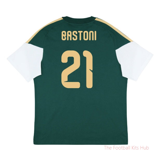 2026/27 Italy Training Tee (Green) (Bastoni 21)