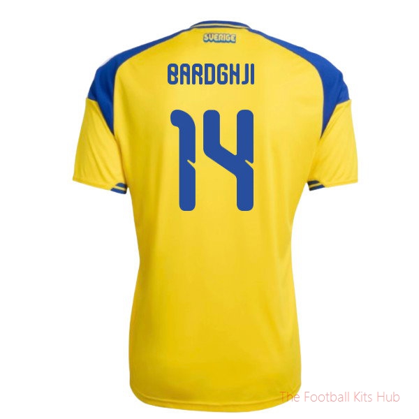 2026/27 Sweden Home Shirt (Bardghji 14)