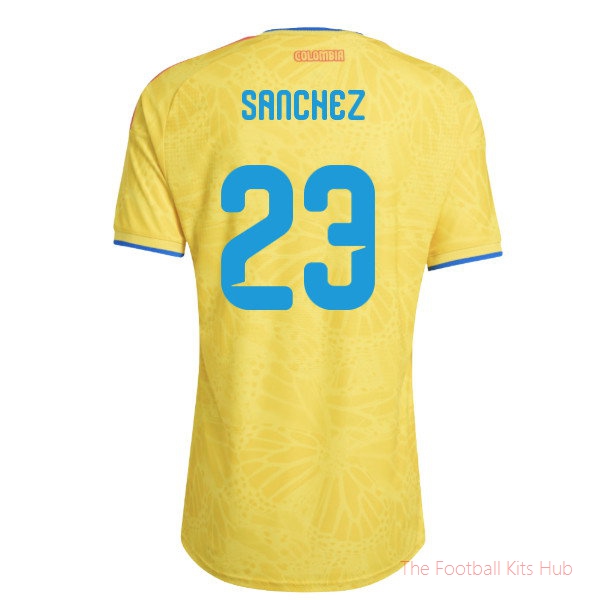 2026/27 Colombia Authentic Home Shirt (Sanchez 23)