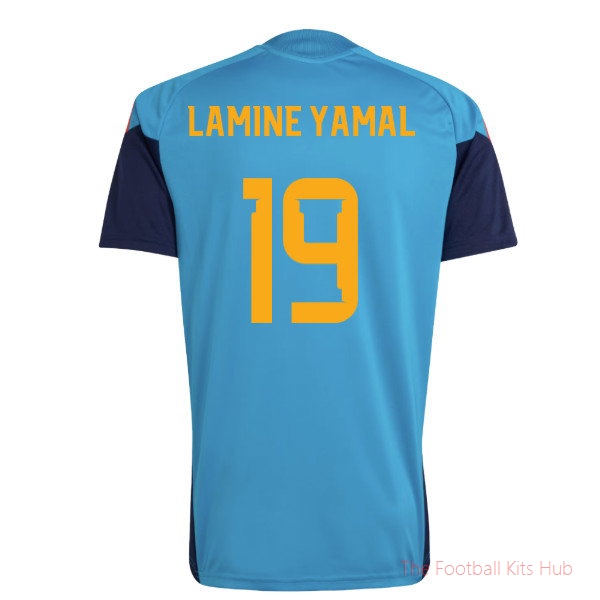 2026/27 Spain Training Jersey (Bold Aqua) (Lamine Yamal 19)