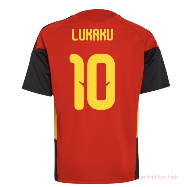 2026/27 Belgium Training Jersey (Red) - Kids (Lukaku 10)