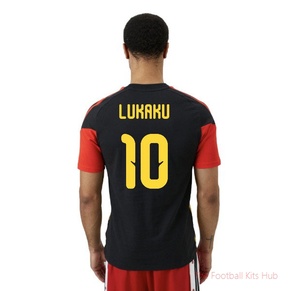 2026/27 Belgium Training Tee (Black) (Lukaku 10)