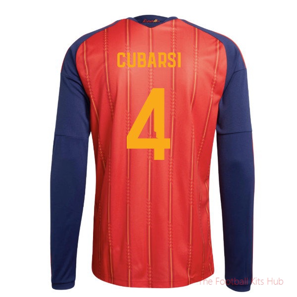 2026/27 Spain Long Sleeve Home Shirt (Cubarsi 4)