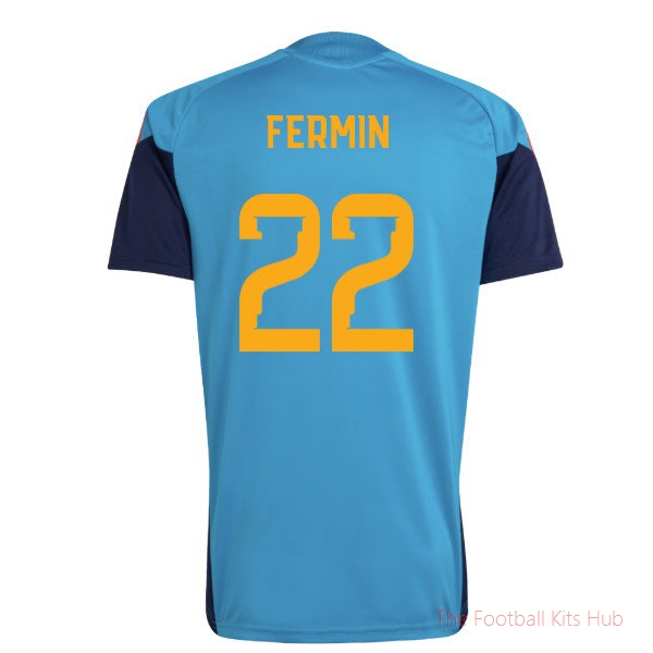 2026/27 Spain Training Jersey (Bold Aqua) (Fermin 22)