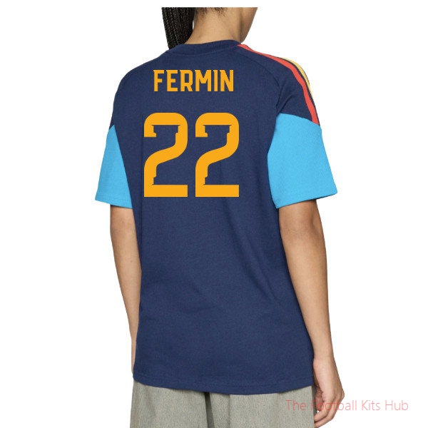 2026/27 Spain Training Tee (Night Indigo) (Fermin 22)