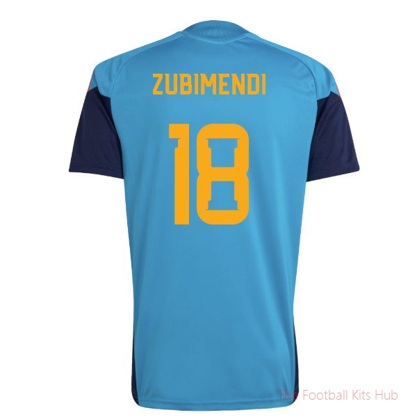 2026/27 Spain Training Jersey (Bold Aqua) (Zubimendi 18)