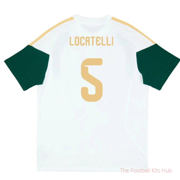 2026/27 Italy Training Tee (White) (Locatelli 5)