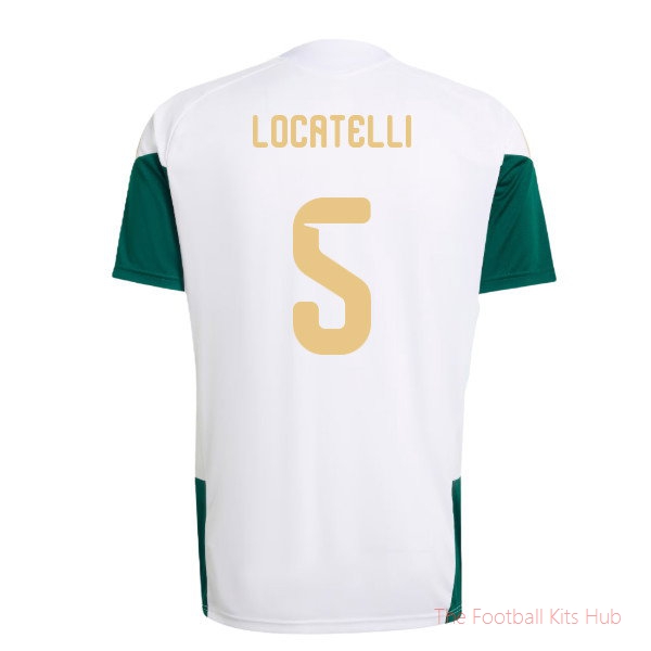 2026/27 Italy Training Jersey (White) (Locatelli 5)