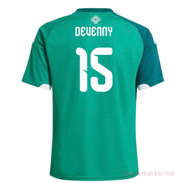 2026/27 Northern Ireland Home Shirt (Kids) (Devenny 15)