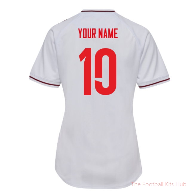 2025/26 Denmark Womens Away Shirt (Ladies) (Your Name)