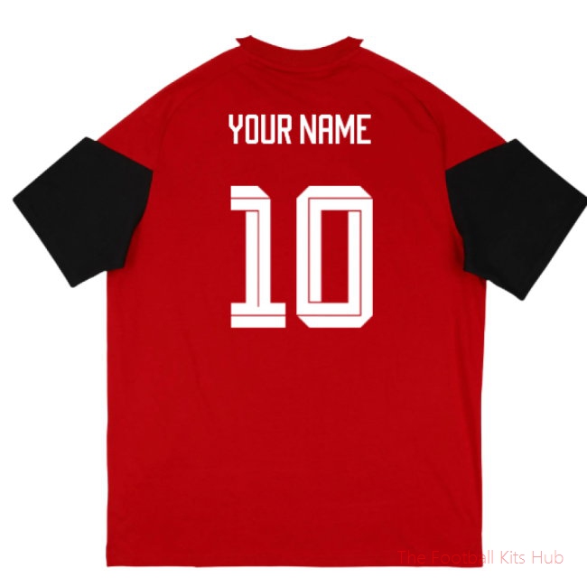 2026/27 Germany Training Tee (Red) - Kids (Your Name)