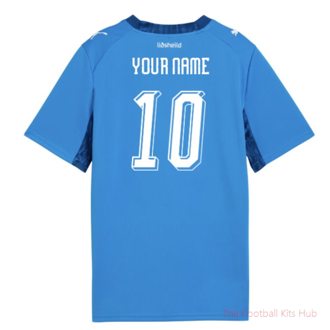 2026/27 Iceland Home Shirt (Kids) (Your Name)