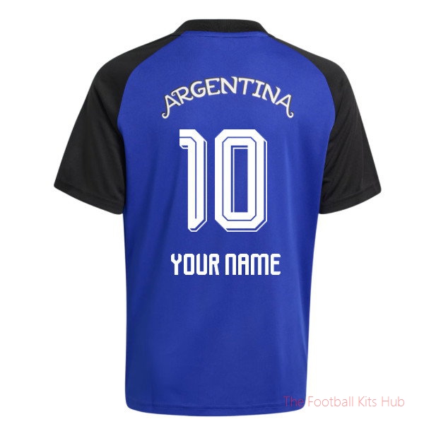 2026/27 Argentina Away Pre-Match Shirt (Blue) - Kids (Your Name)