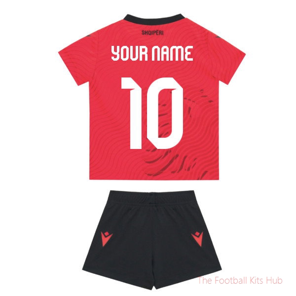 2026/27 Albania Home Baby Kit (Your Name)