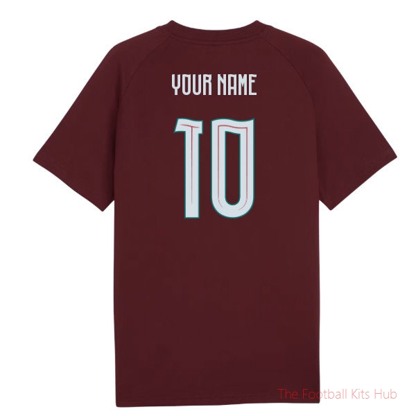 2026/27 Portugal TECH Pocket Tee (Ruby) (Your Name)