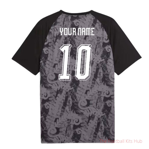 2026/27 New Zealand Warm Up Jersey (Black) (Your Name)