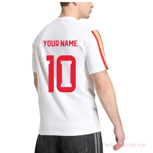 2026/27 Spain DNA Tee (White) (Your Name)