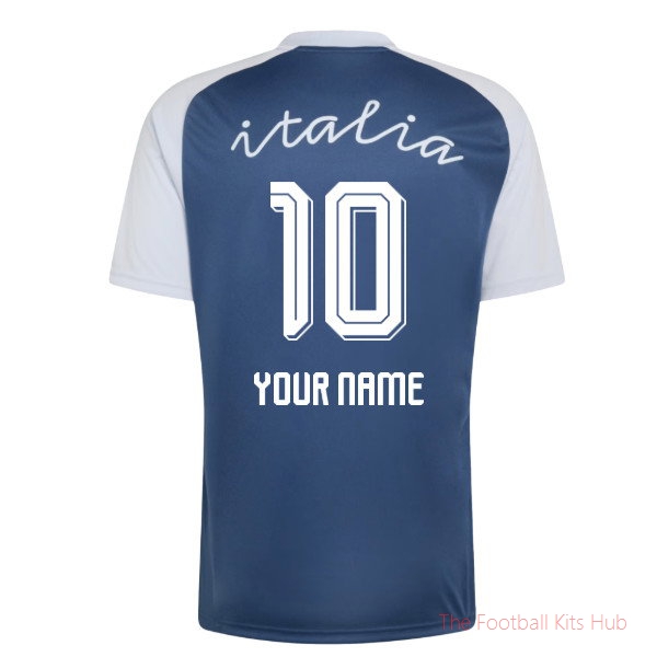 2026/27 Italy Away Pre-Match Shirt (Night Marine) (Your Name)