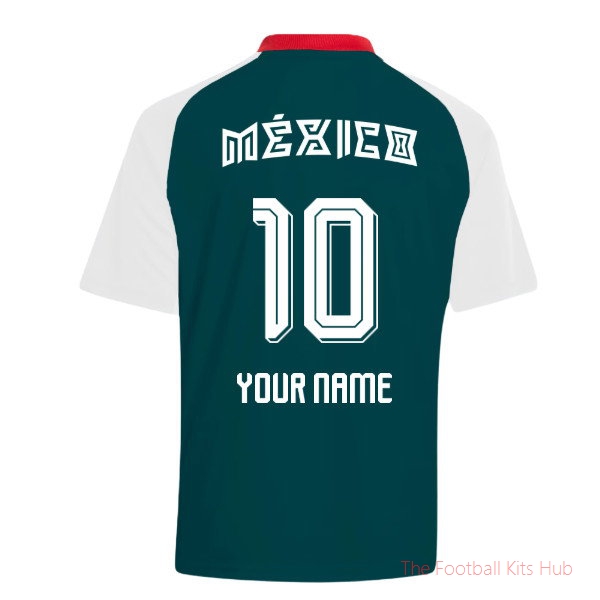 2026/27 Mexico Away Pre-Match Shirt (White) - Kids (Your Name)