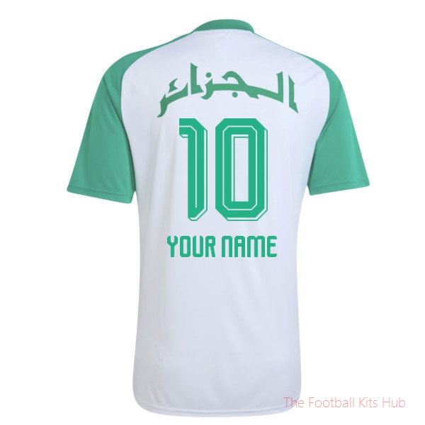 2026/27 Algeria Away Pre-Match Shirt (White) (Your Name)