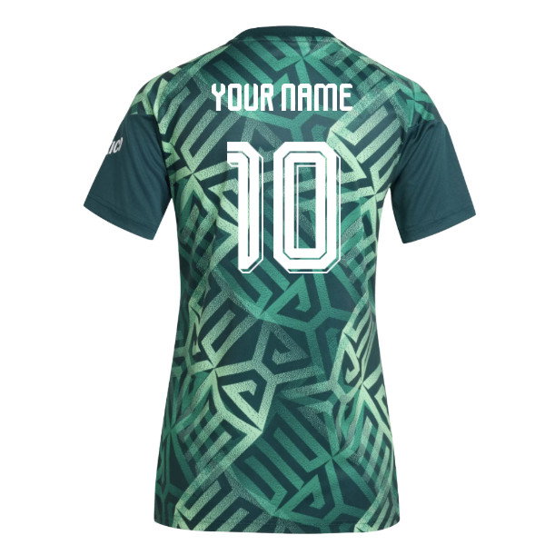 2026/27 Mexico Home Pre-Match Shirt Aurora Ivy - Womens Your Name