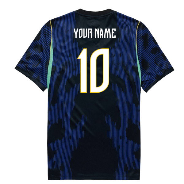 2026/27 Brazil Away Shirt Kids Your Name