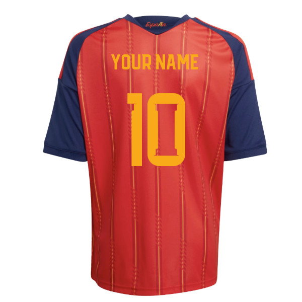 2026/27 Spain Shirt Name) Home Kit (Kids) (Your