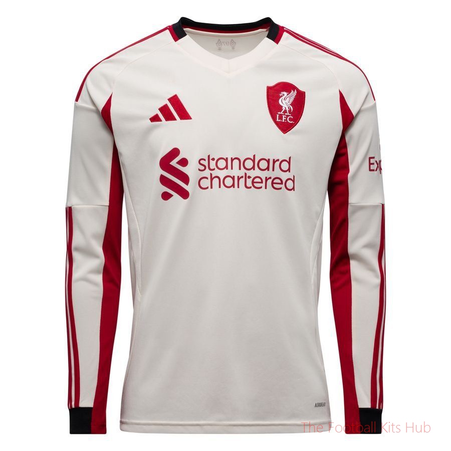 Liverpool Away Shirt 2025/26 Long Sleeves
