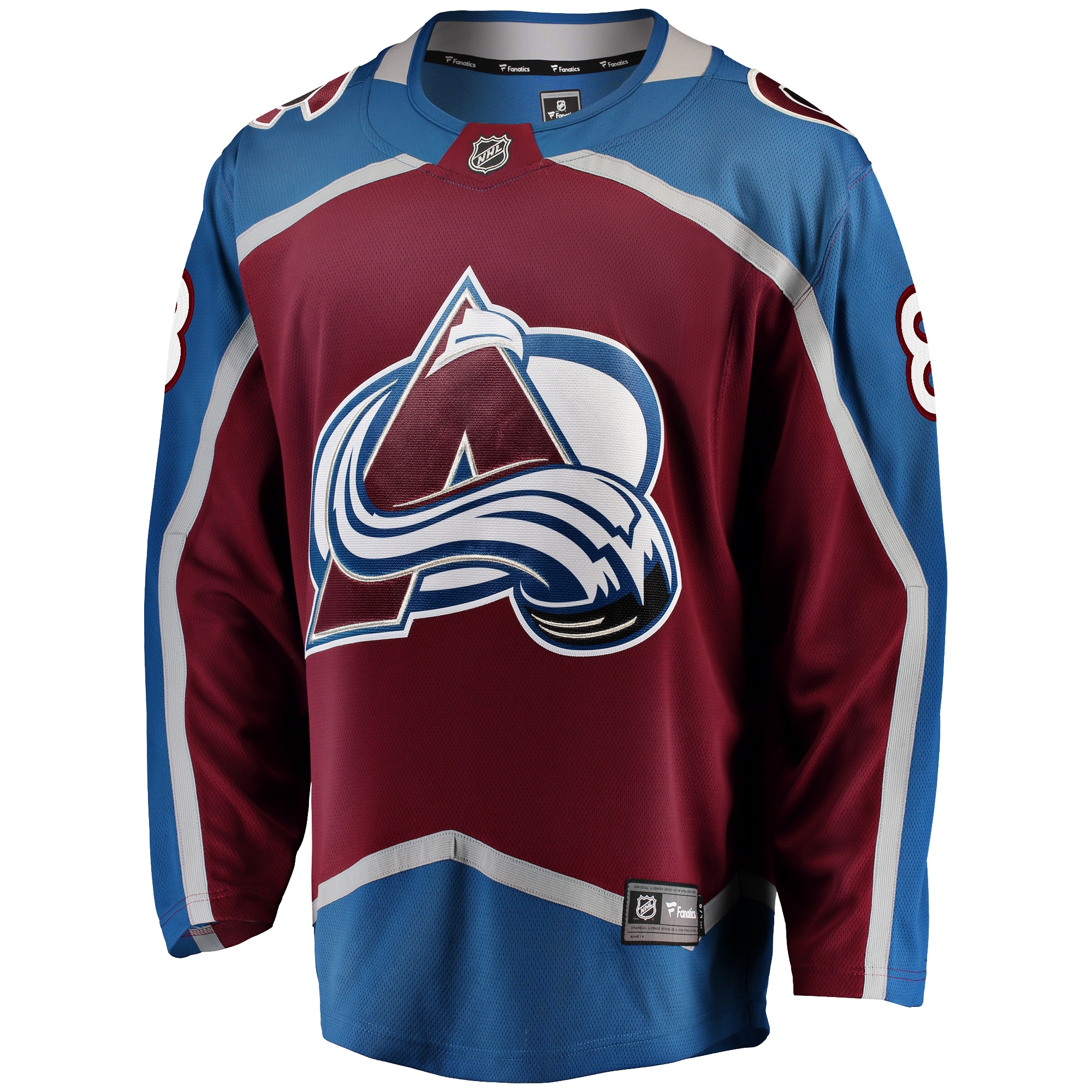 Cale Makar #8 Colorado Avalanche Home Breakaway Player Jersey - Maroon - angle 2