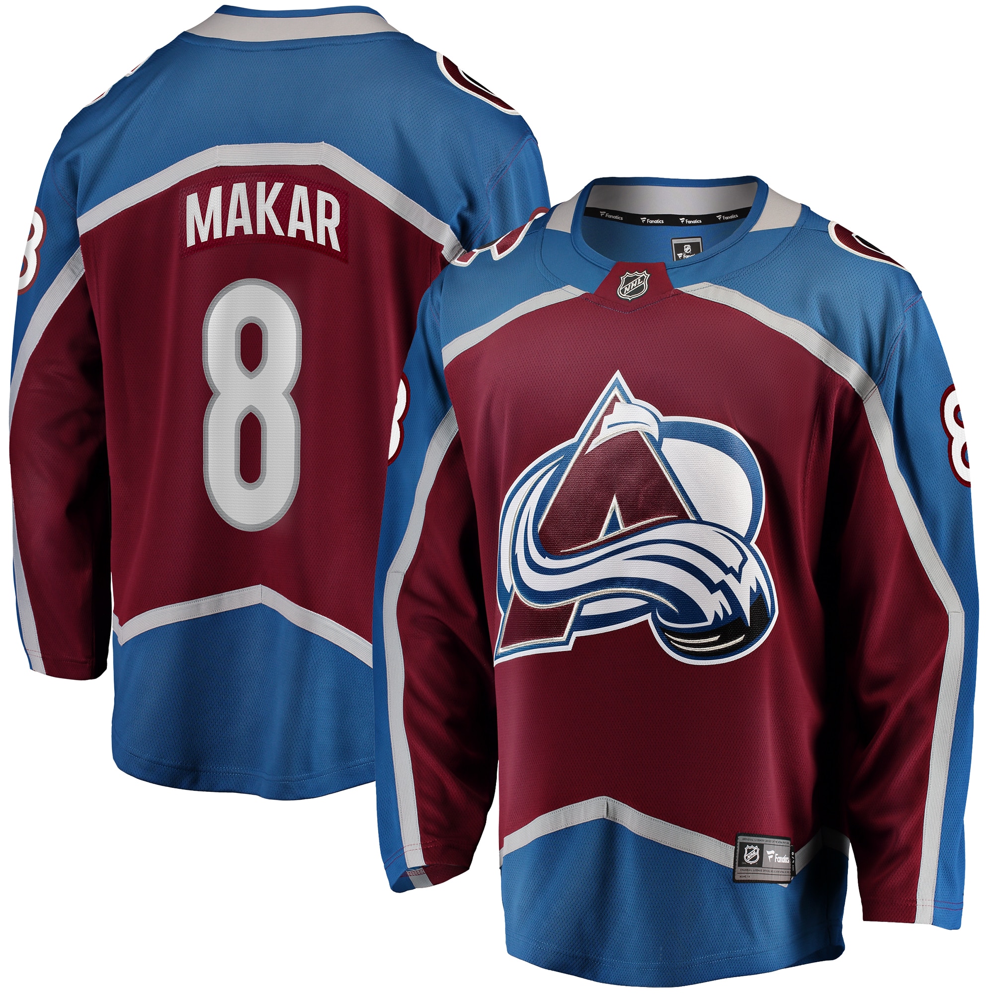 Youth Cale Makar #8 Colorado Avalanche Home Breakaway Player Jersey - Maroon | FanWearStyle