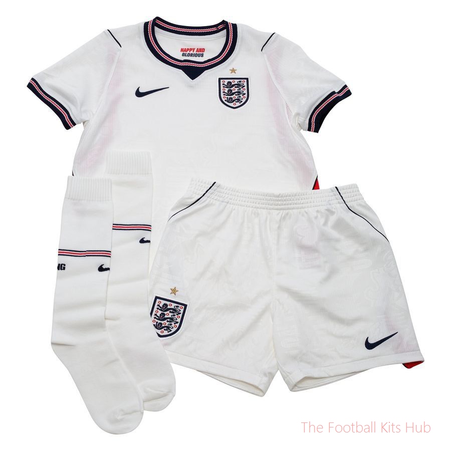 England Home Shirt World Cup 2026 Mini-Kit Kids