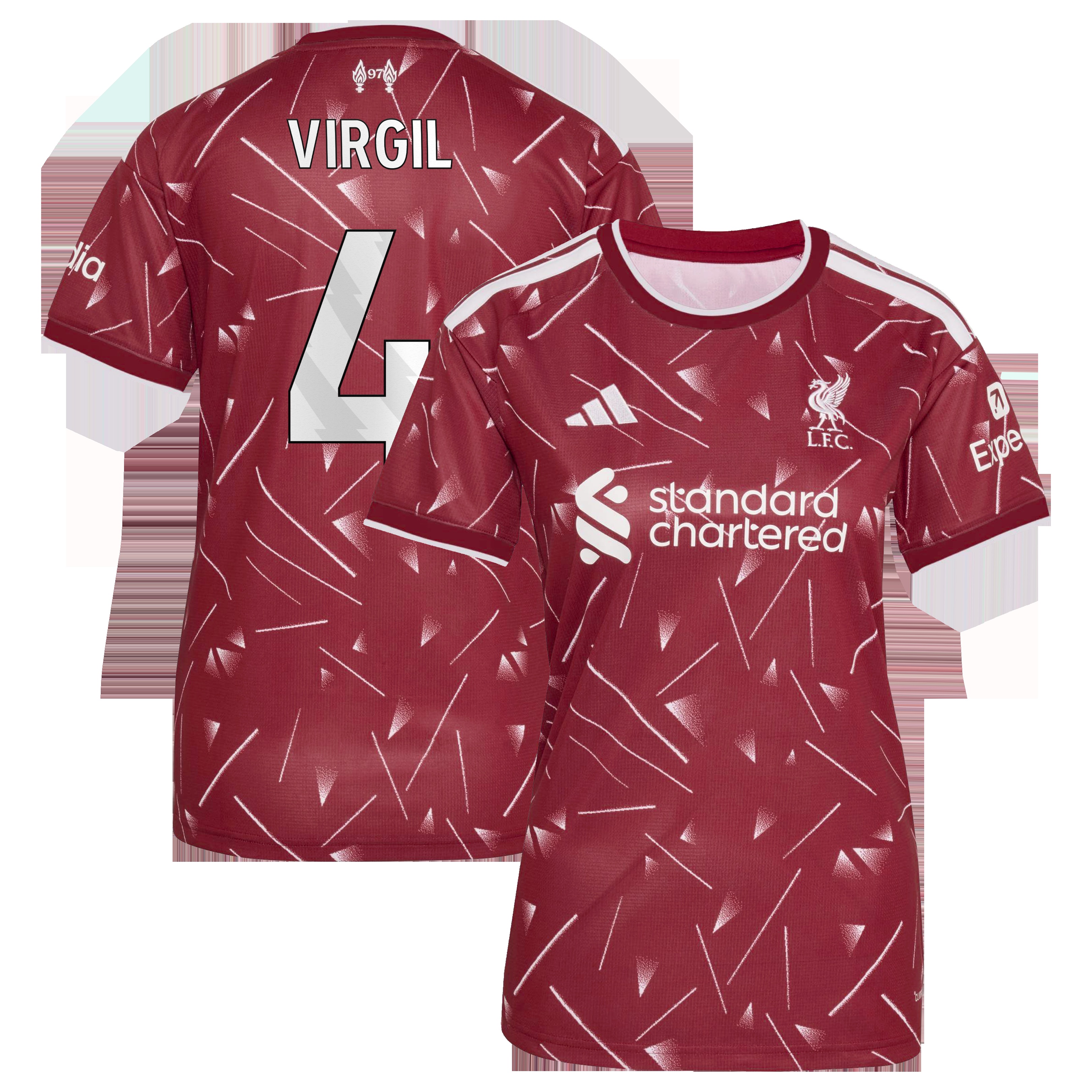 Virgil van Dijk Liverpool Women's 2026/27 Home Replica Jersey - Red