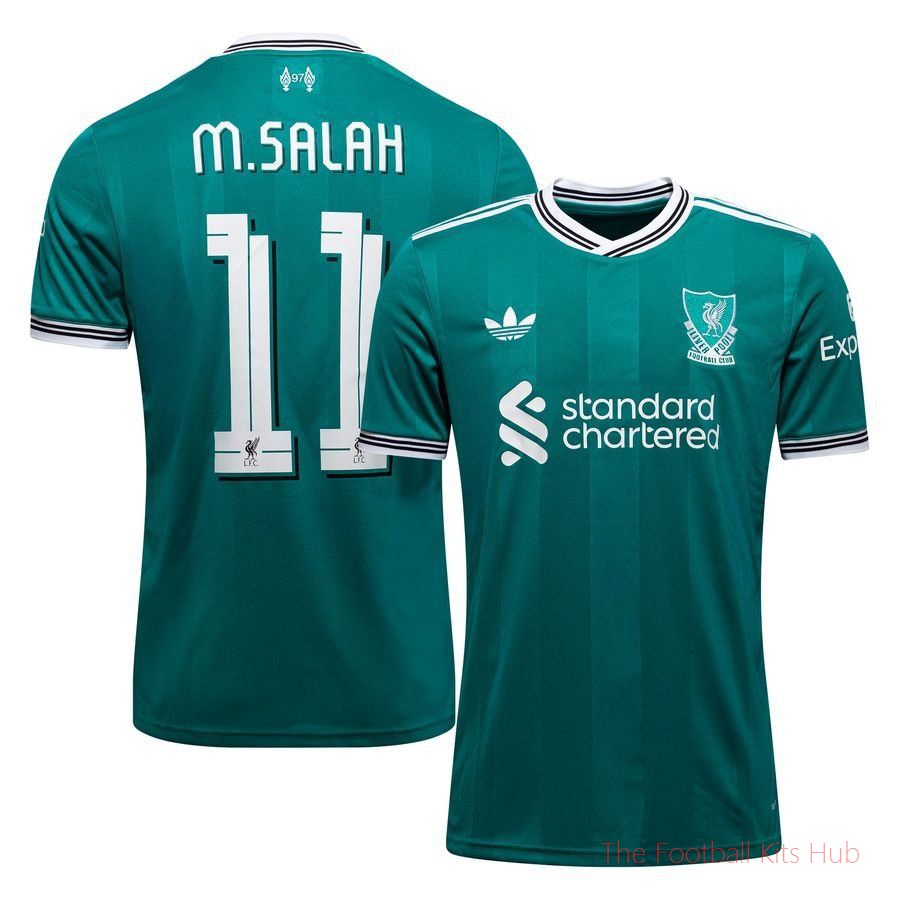 Liverpool Third Shirt 2025/26 Champions League M.SALAH 11 Kids