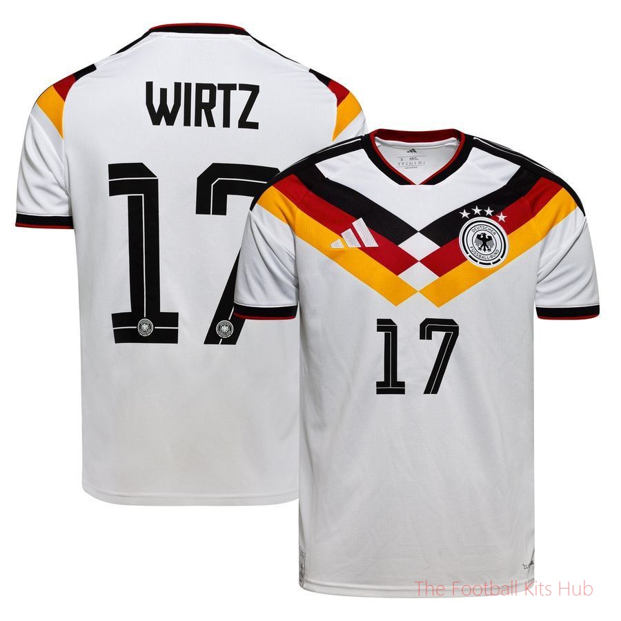 Germany Home Shirt World Cup 2026 WIRTZ 17
