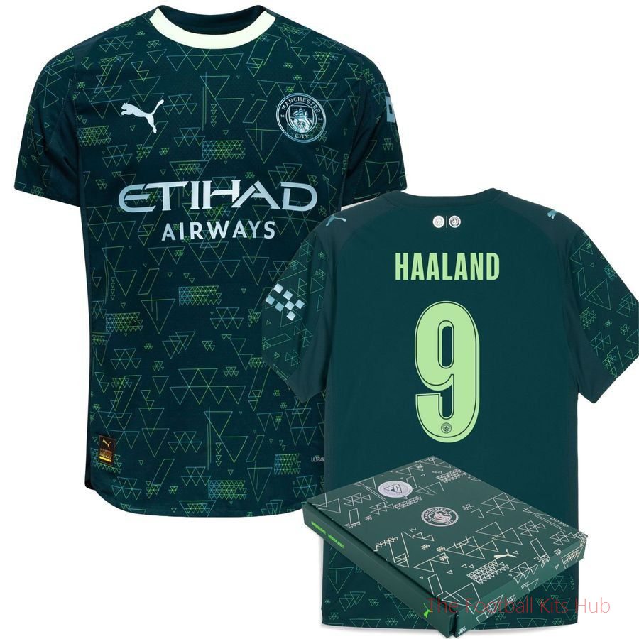 Manchester City X EAFC26 Fourth Shirt 2025/26 Authentic HAALAND 9