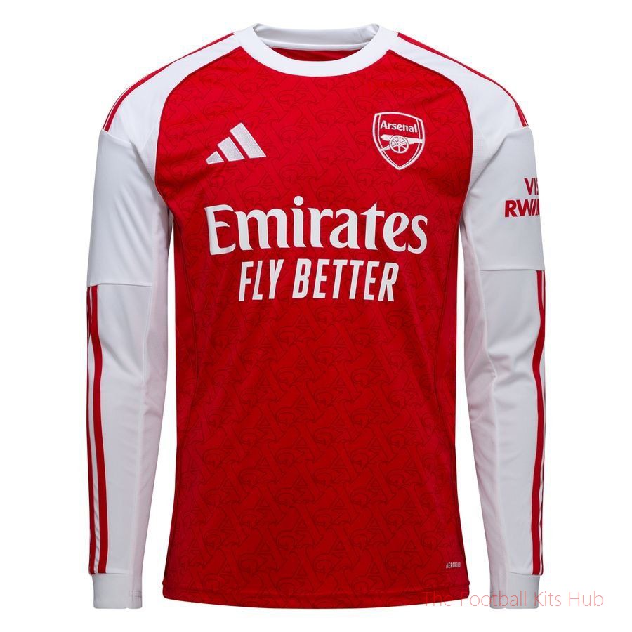 Arsenal Home Shirt 2025/26 Long Sleeves
