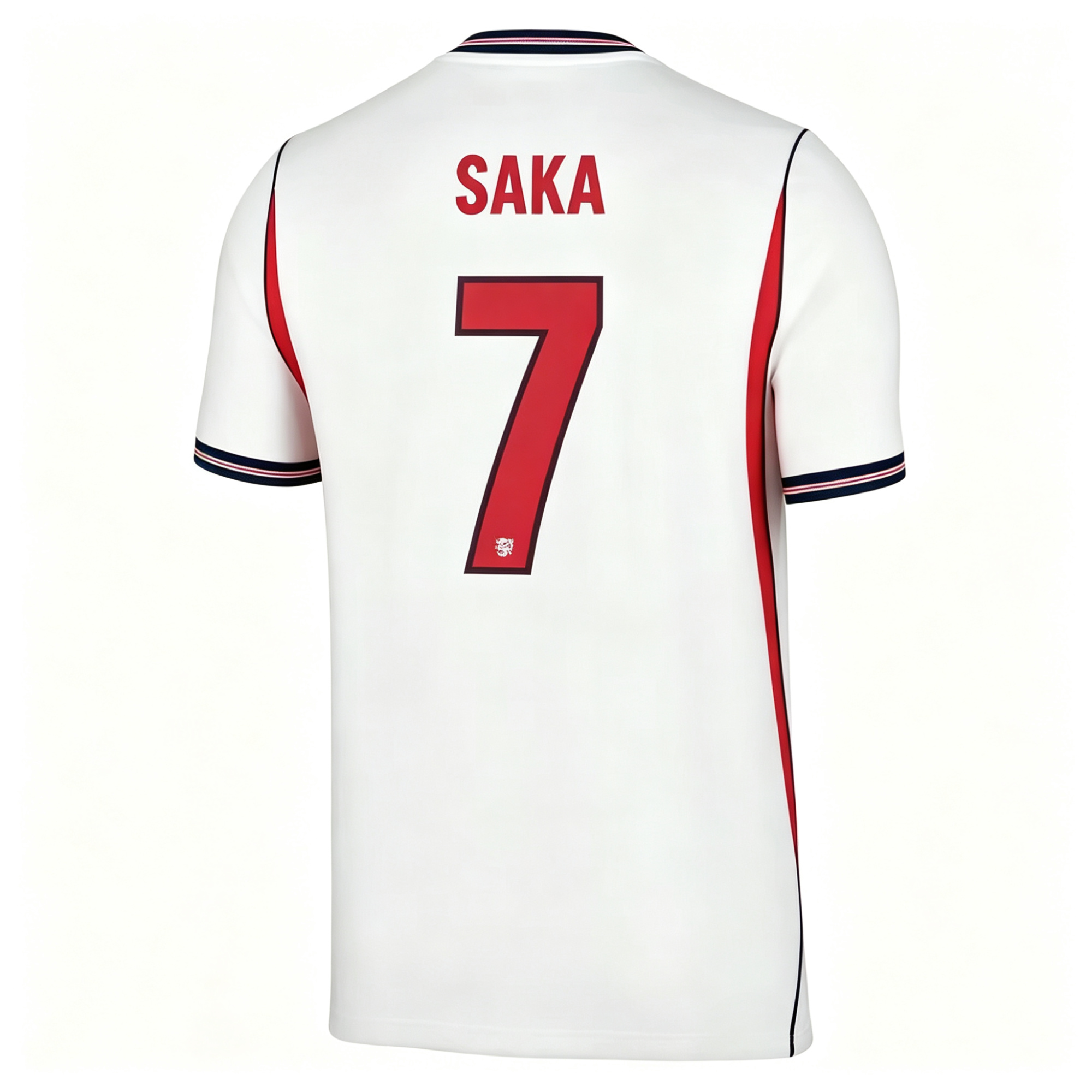 2026 World Cup England Bukayo Saka #7 Assist Home Jersey Jersey