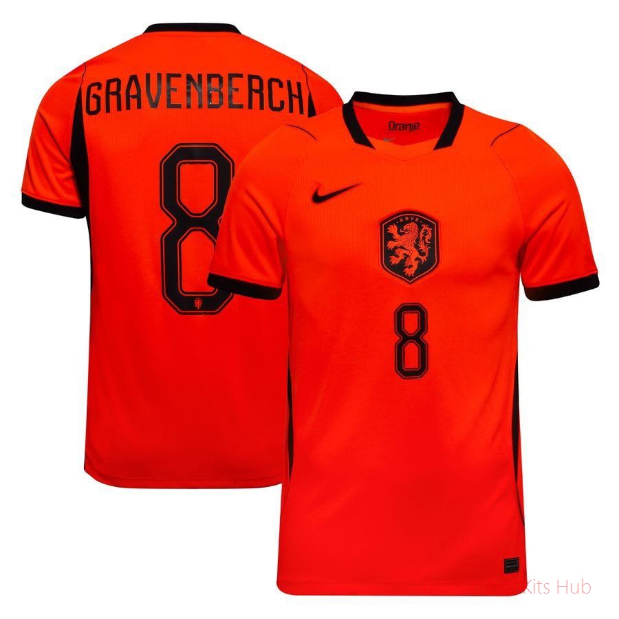 Holland Home Shirt World Cup 2026 GRAVENBERCH 8