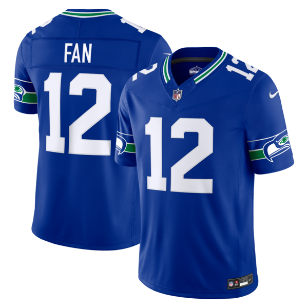 12s Seattle Seahawks Alternate Vapor F.U.S.E. Stitched Limited Jersey - Royal