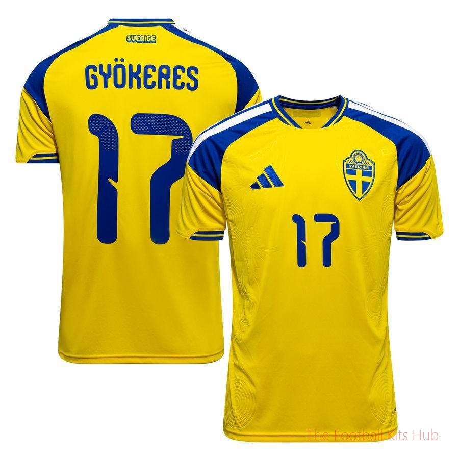 Sweden Home Shirt World Cup 2026 Gy keres 17