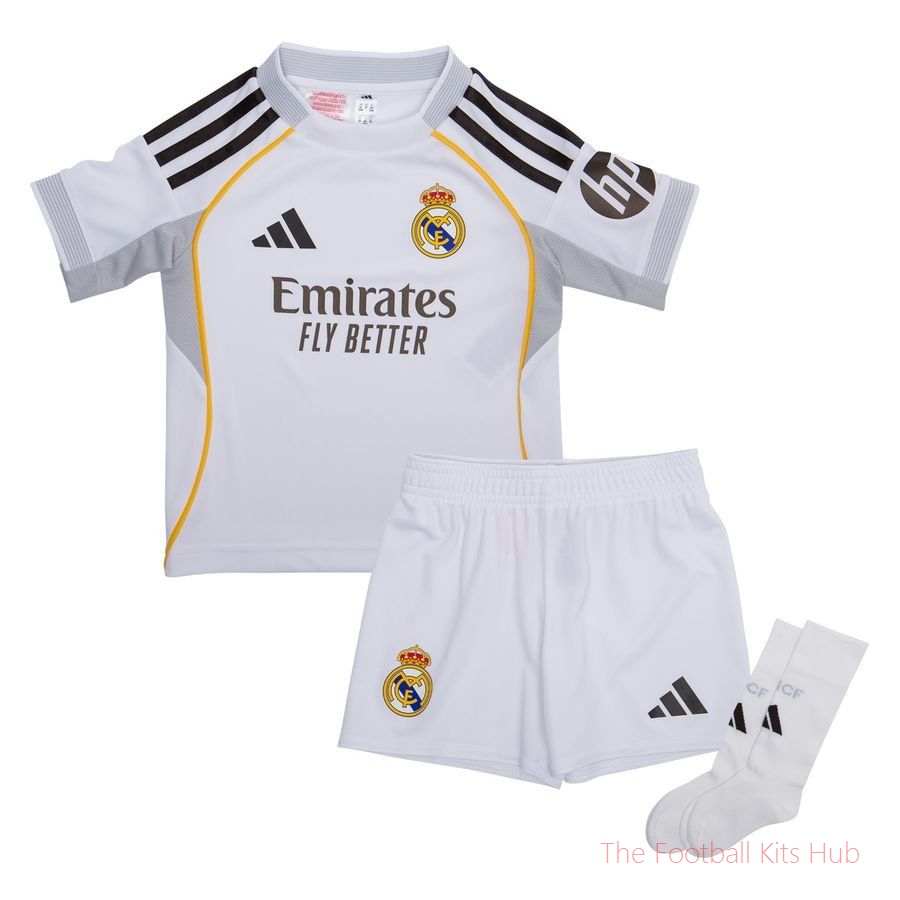 Real Madrid Home Shirt 2025/26 Mini-Kit Kids