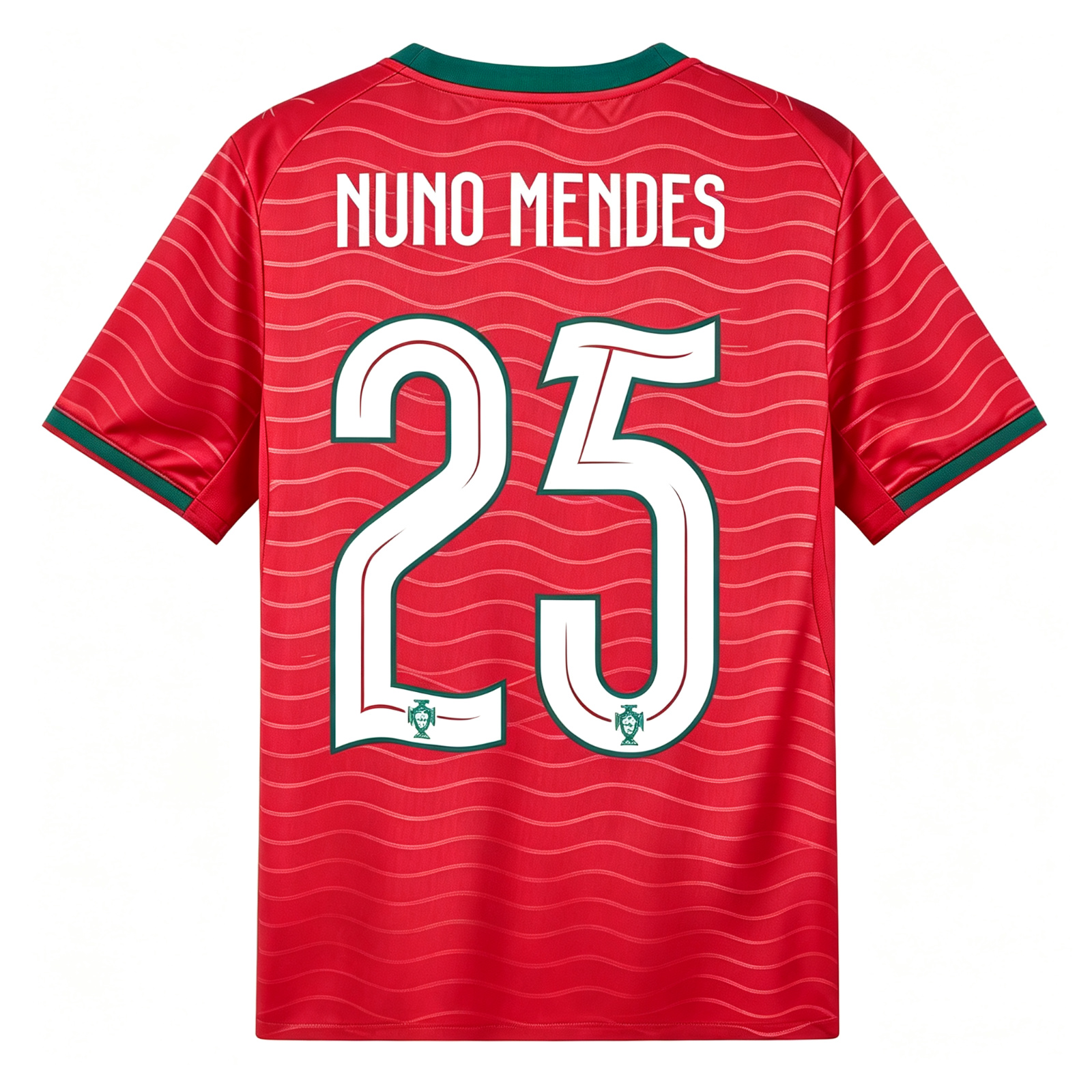 Portugal Nuno Mendes #25 Home Jersey 2026 World Cup Jersey