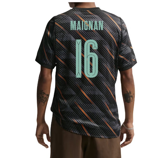 2026/27 France Shirt Goalkeeper Uniform (Black) (Maignan 16)