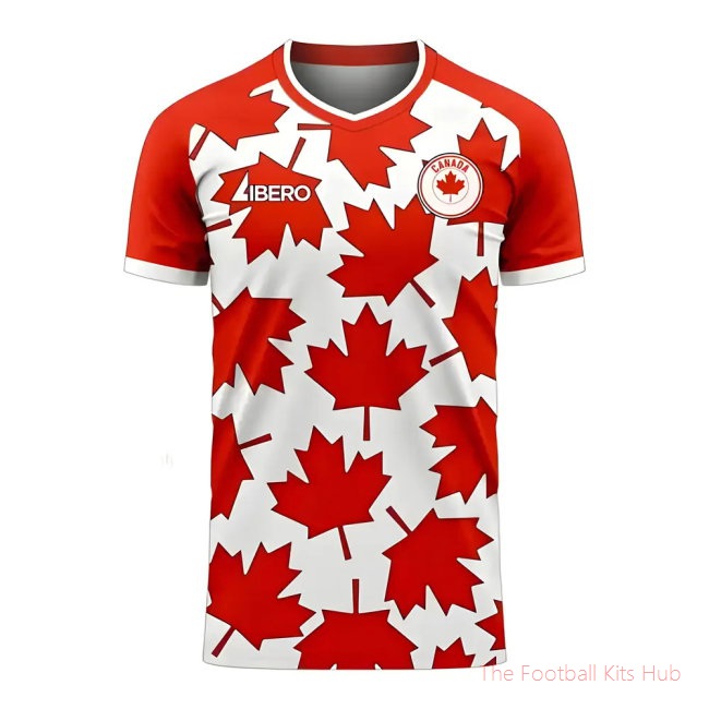 Canada 2025/26 Home Football Kit (Libero) - Baby