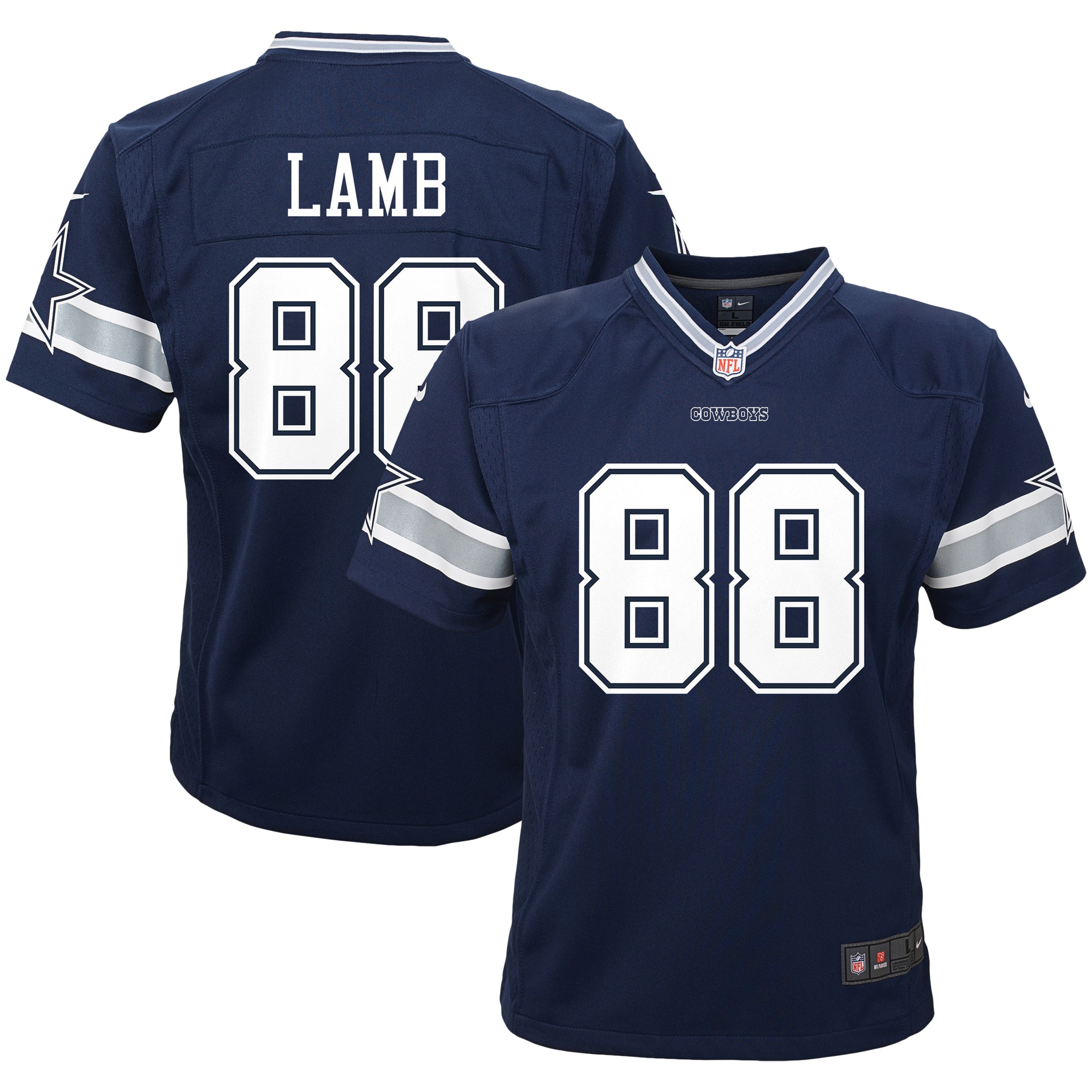 CeeDee Lamb Dallas Cowboys NFL Jersey - Navy | FanWearStyle