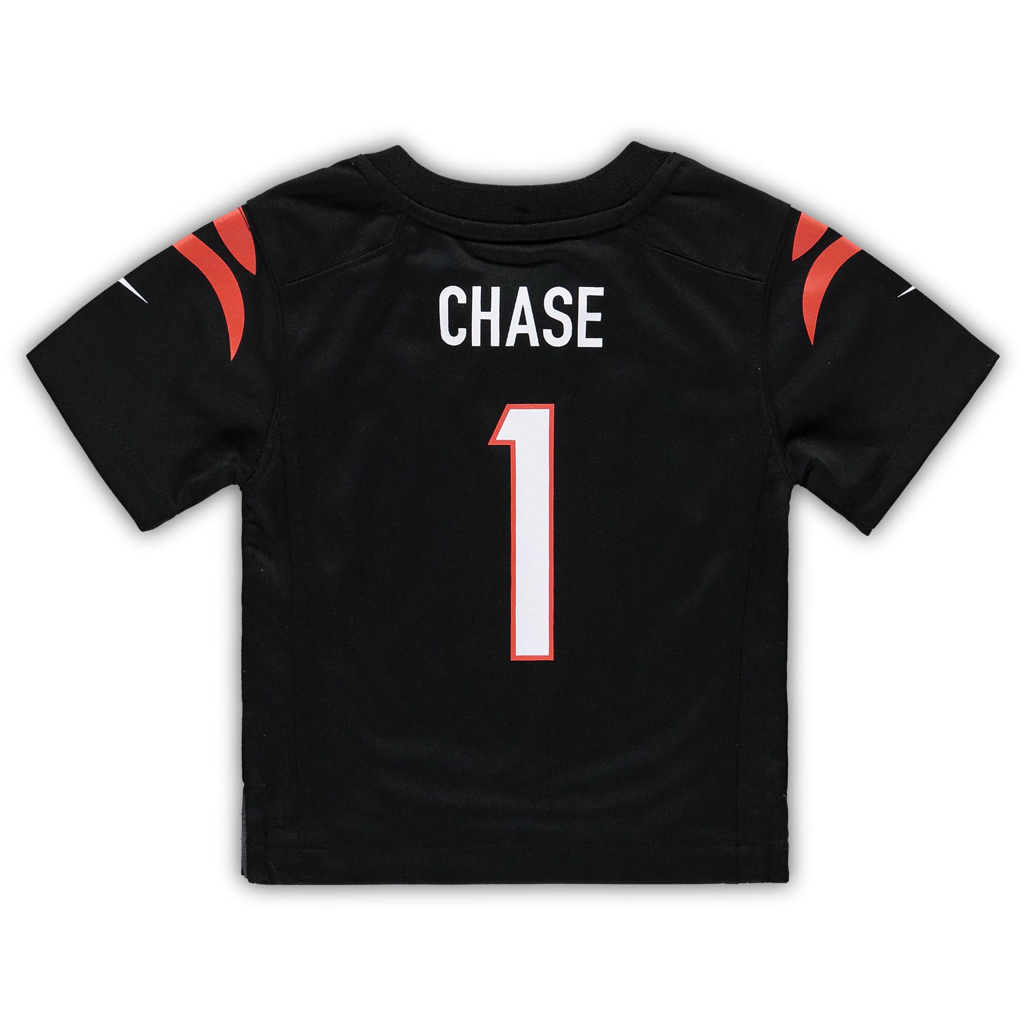 Ja'Marr Chase #1 Cincinnati Bengals Infant Team Player Game Jersey - Black - angle 5