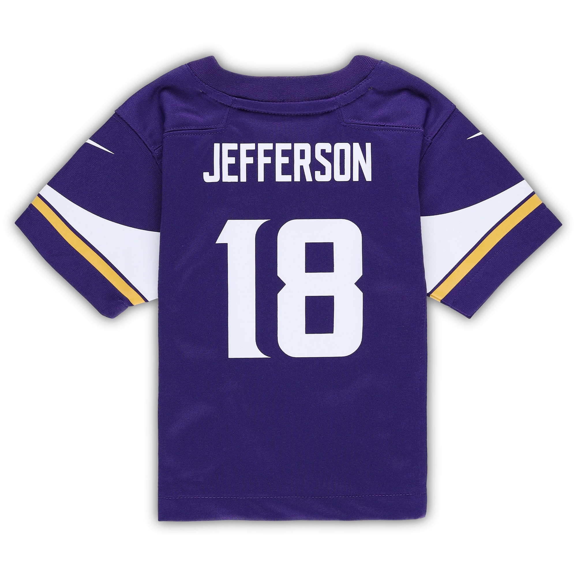 Justin Jefferson #18 Minnesota Vikings Infant Team Player Game Jersey - Purple - angle 5