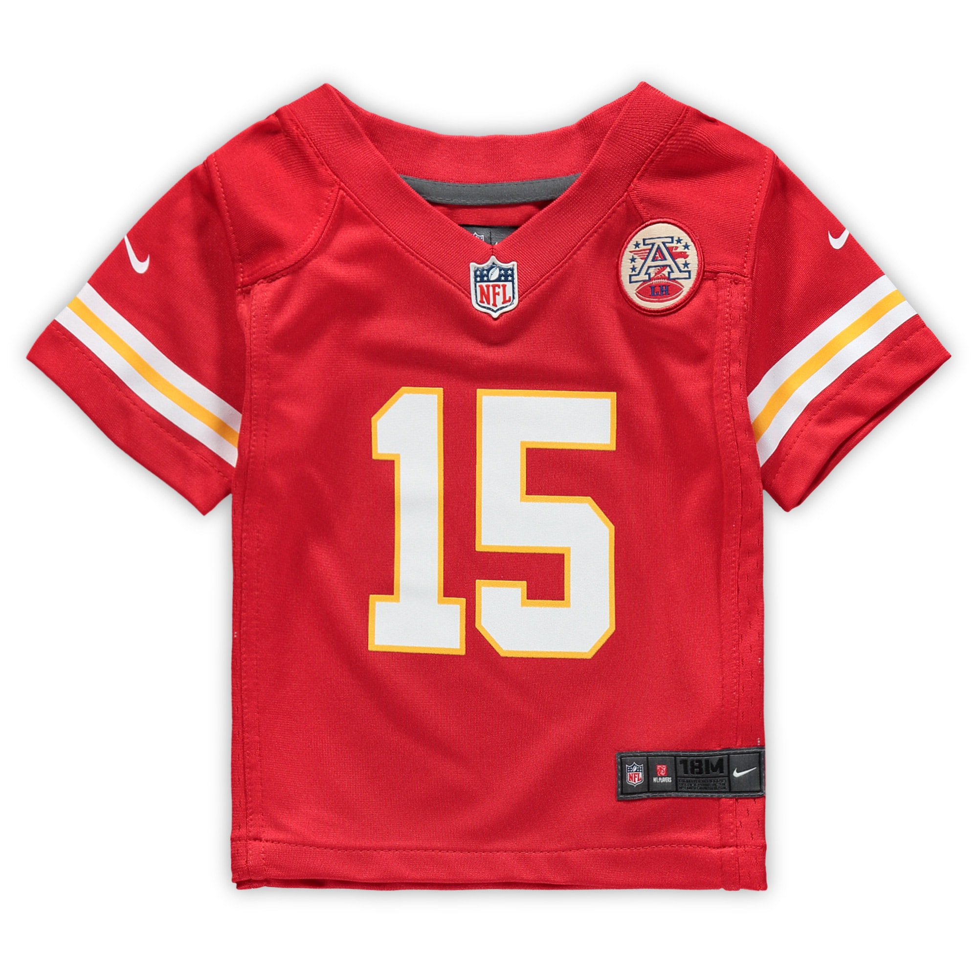 Patrick Mahomes #15 Kansas City Chiefs Infant Team Player Game Jersey - Red - angle 4