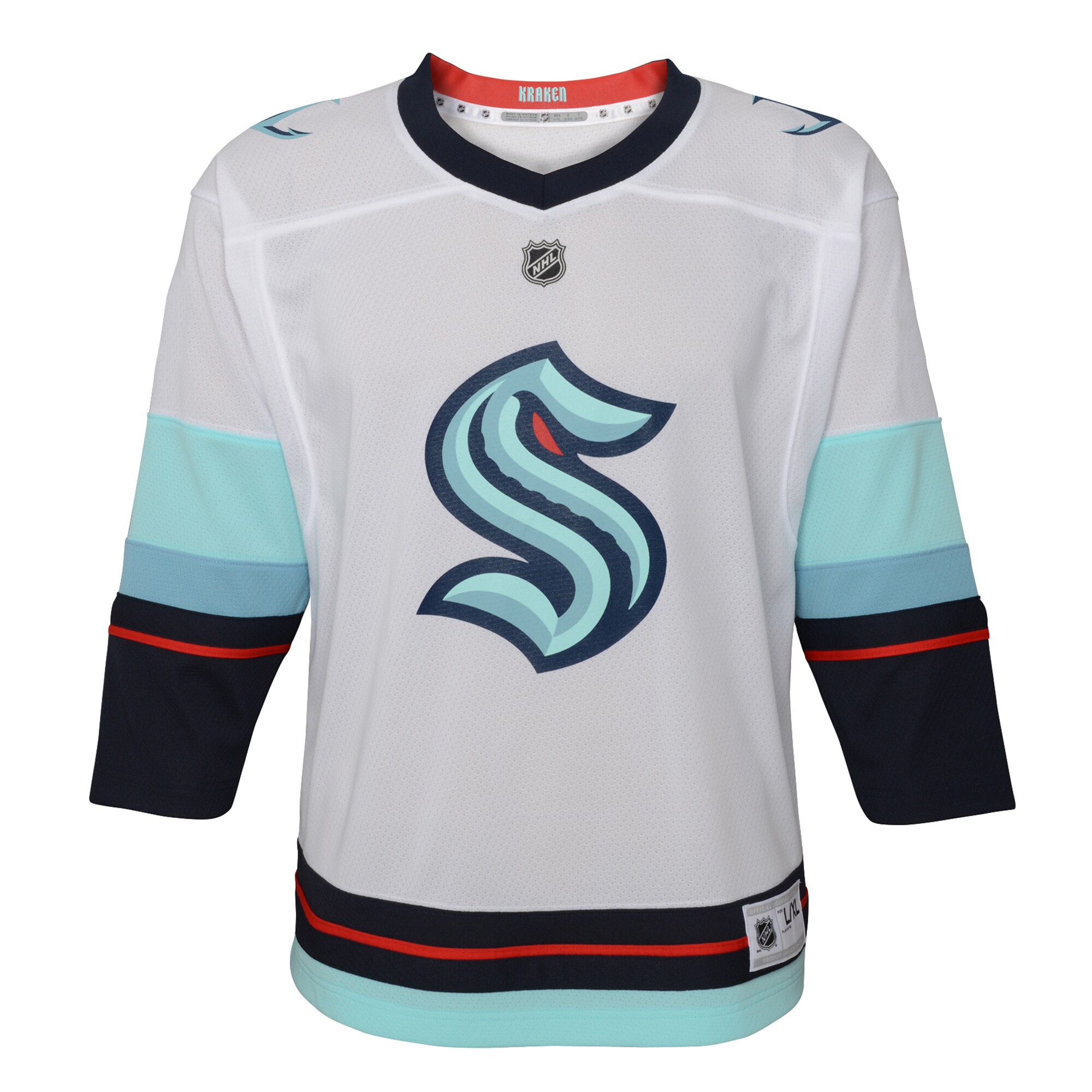 Seattle Kraken Infant Away Replica Jersey - White - angle 3